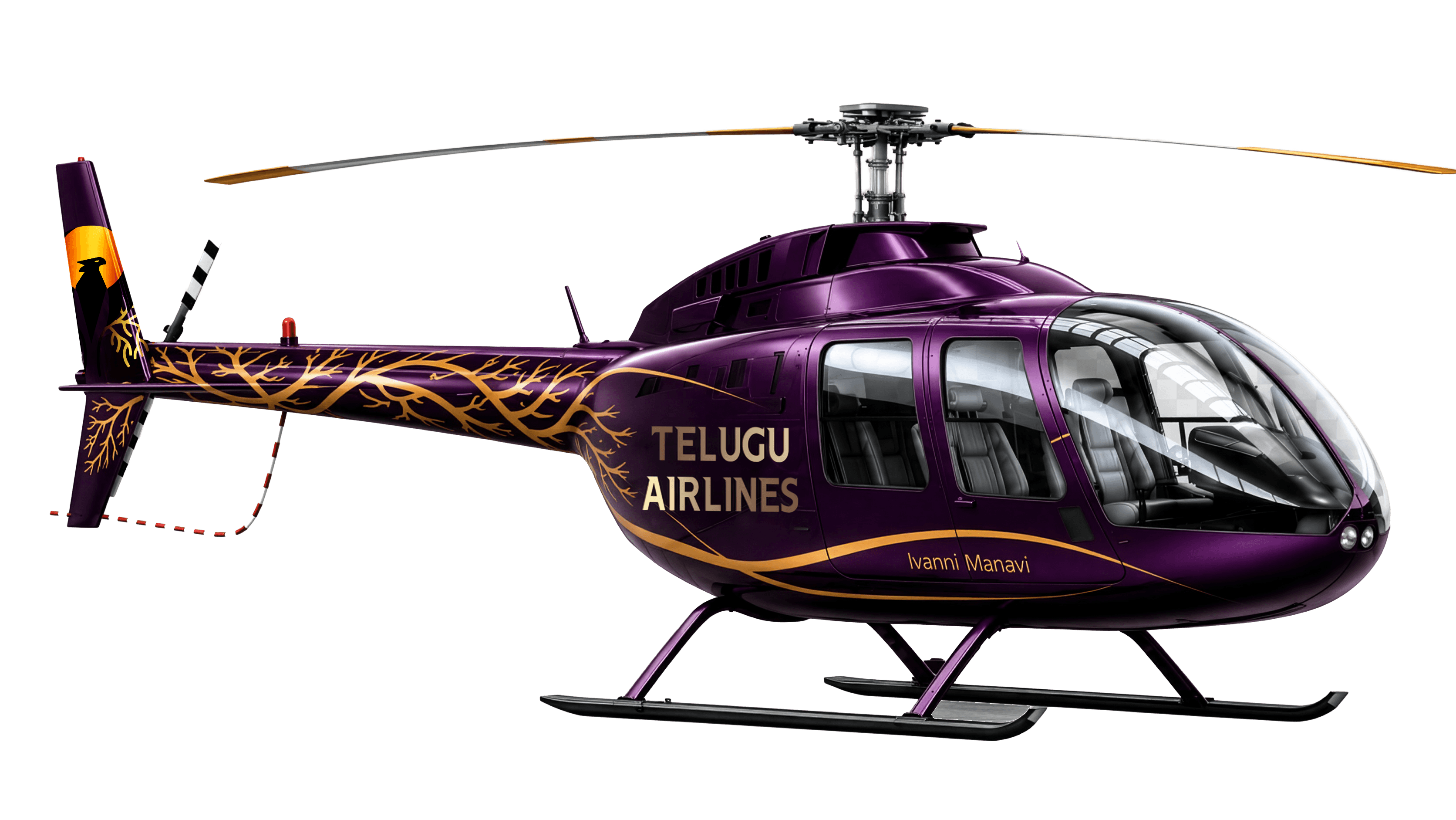Telugu Airlines helicopter
